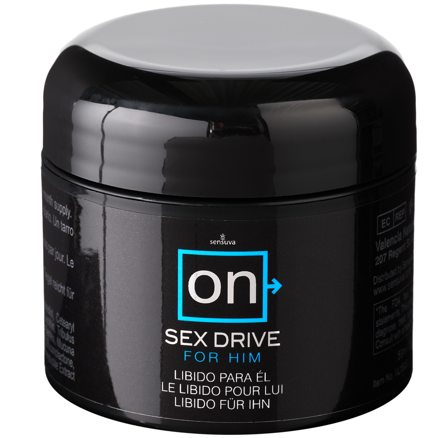 Sensuva On Sex Drive for Him 59 ml - Lysebrun