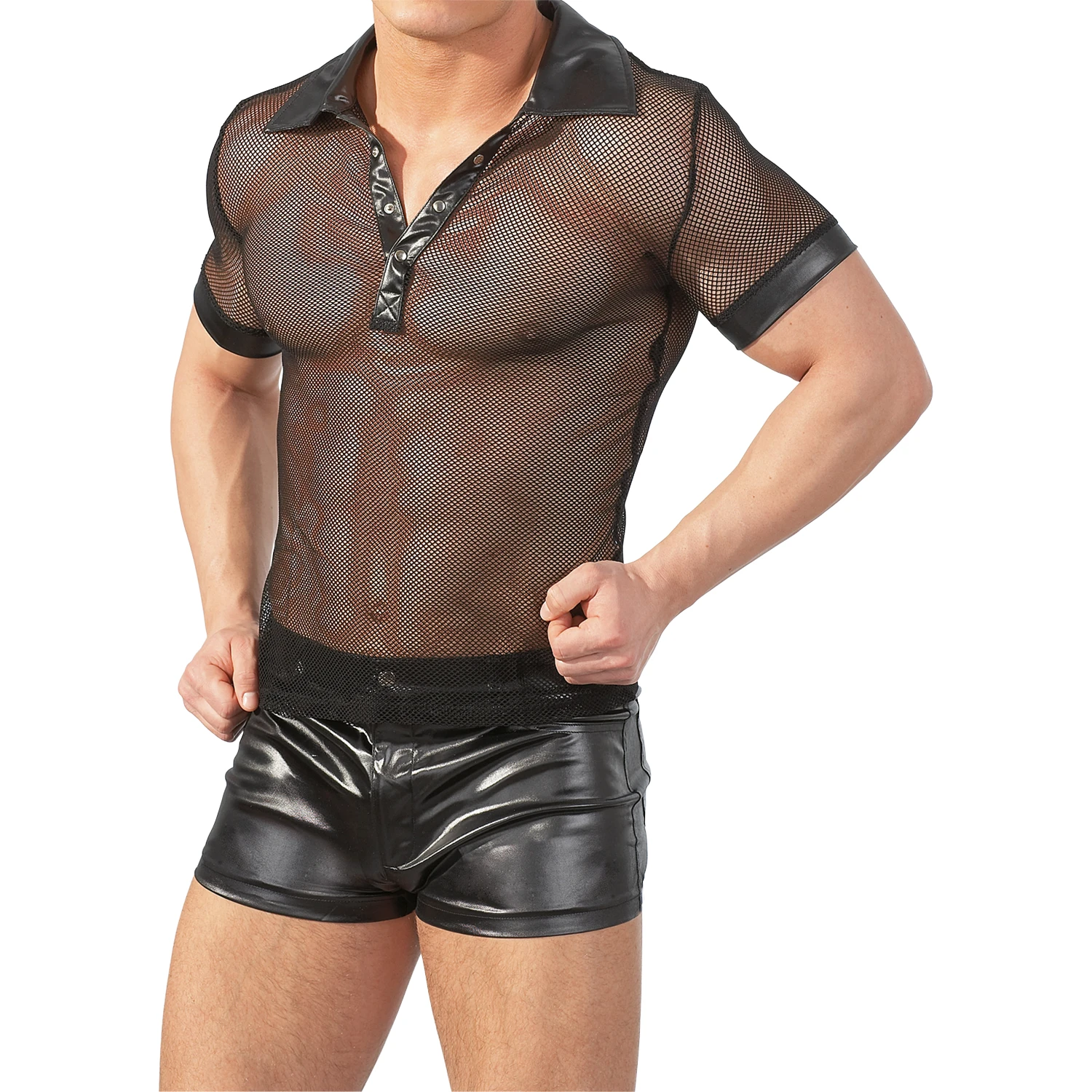 Svenjoyment T-Shirt en Résille var 3