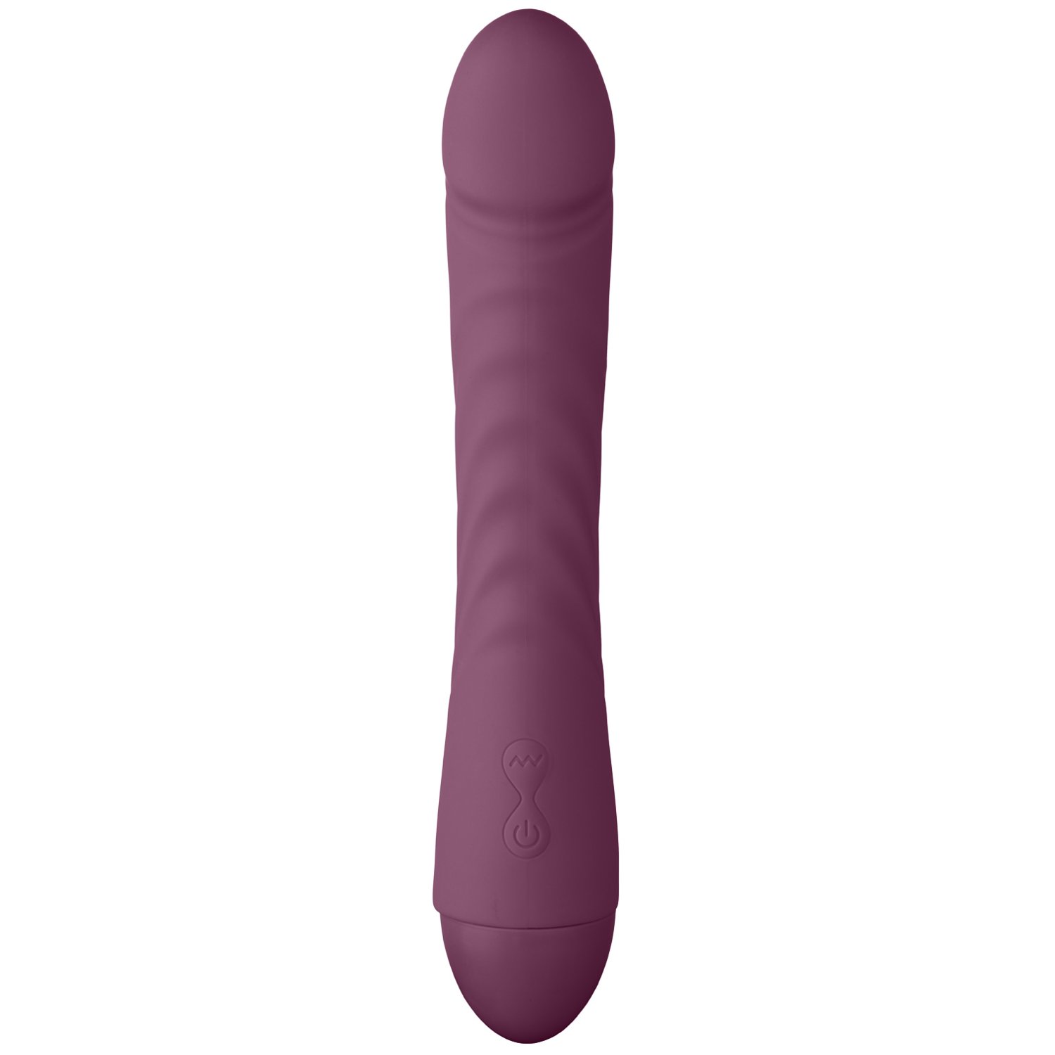 Amaysin Ribbed Dildo Vibrator 20 cm - Lilla