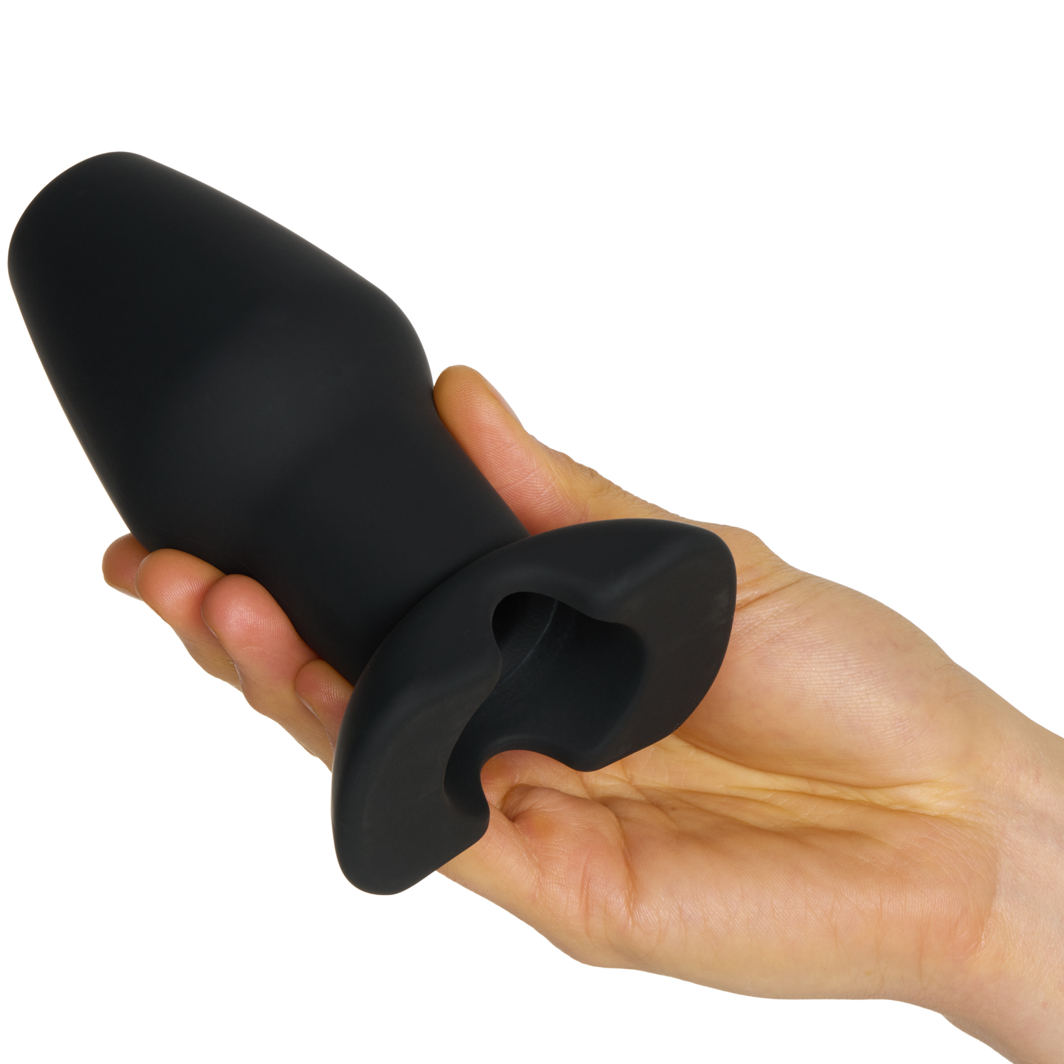 Master Series Invasion Hollow Silicone Butt Plug Large
