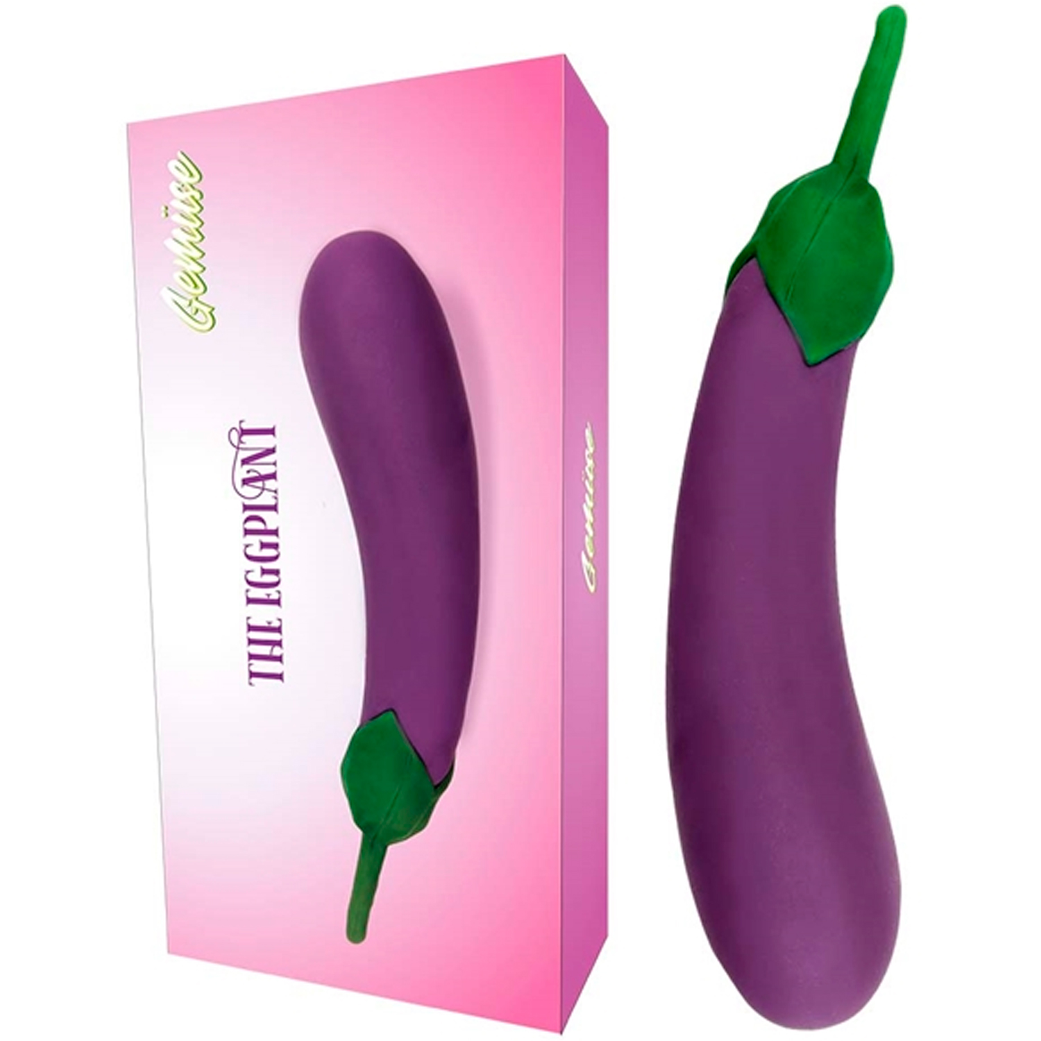 Gemüse Die Aubergine Dildo-Vibrator 20 cm 1