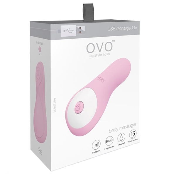 Ovo S5 Uppladdningsbar Lay-on Klitorisvibrator 1