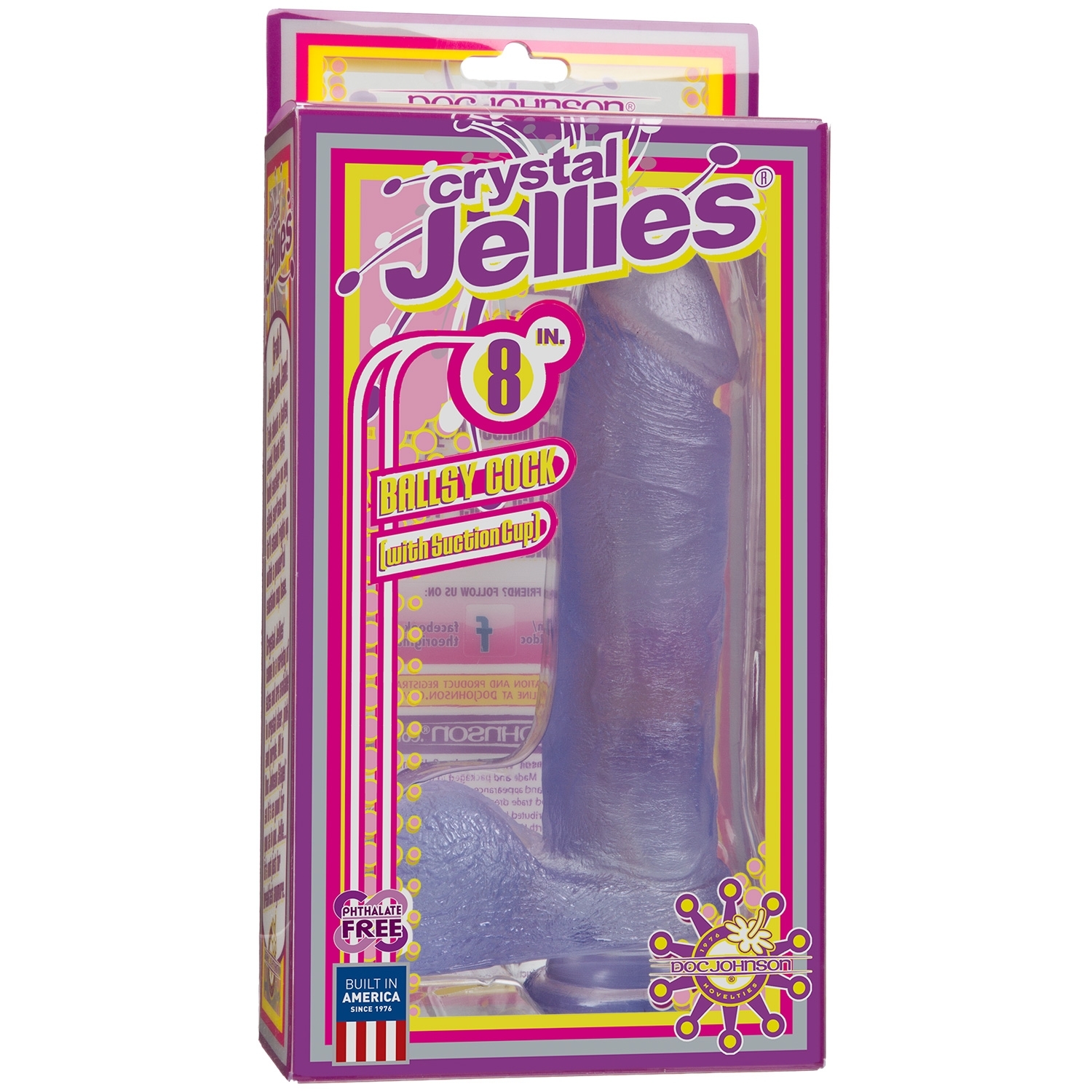 Crystal Jellies Ballsy Cocks Dildo 20 cm 1