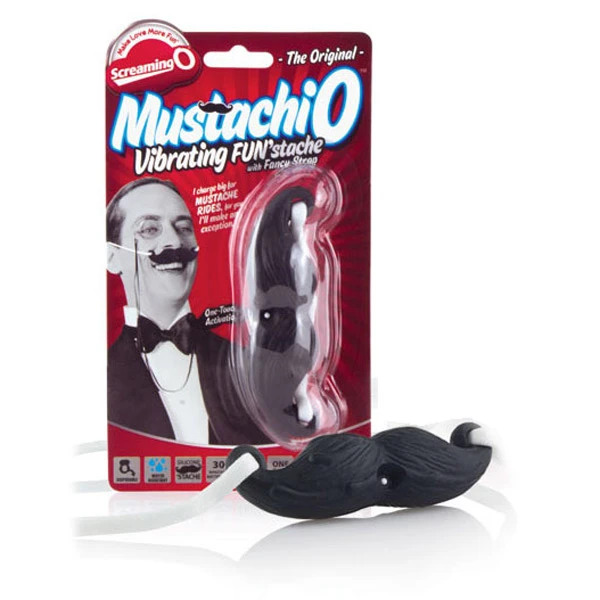 Screaming O Mustachio Vibrerande Mustasch var 1