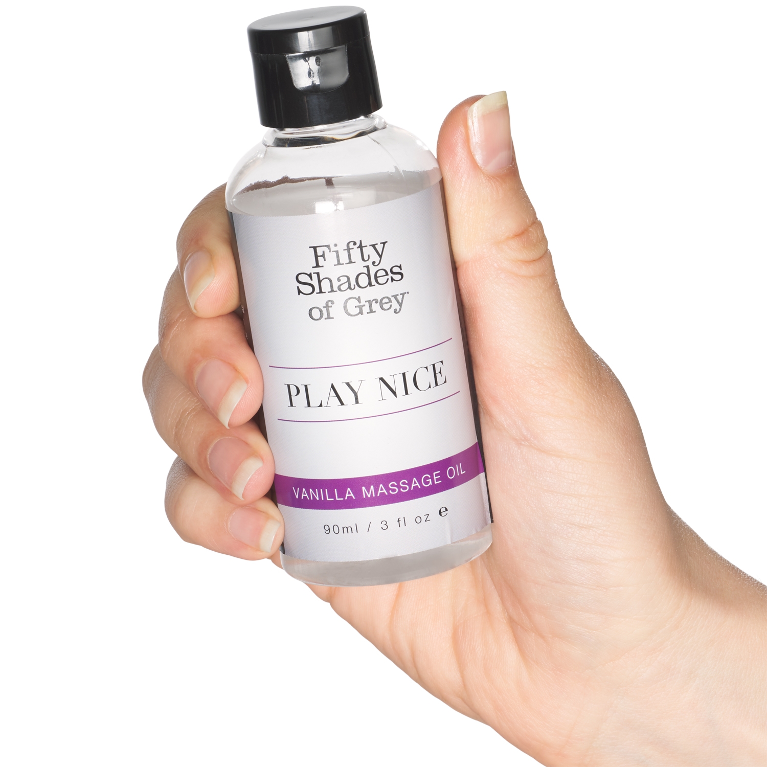 Fifty Shades Of Grey Play Fin Vaniljmassageolja 90 ml 1