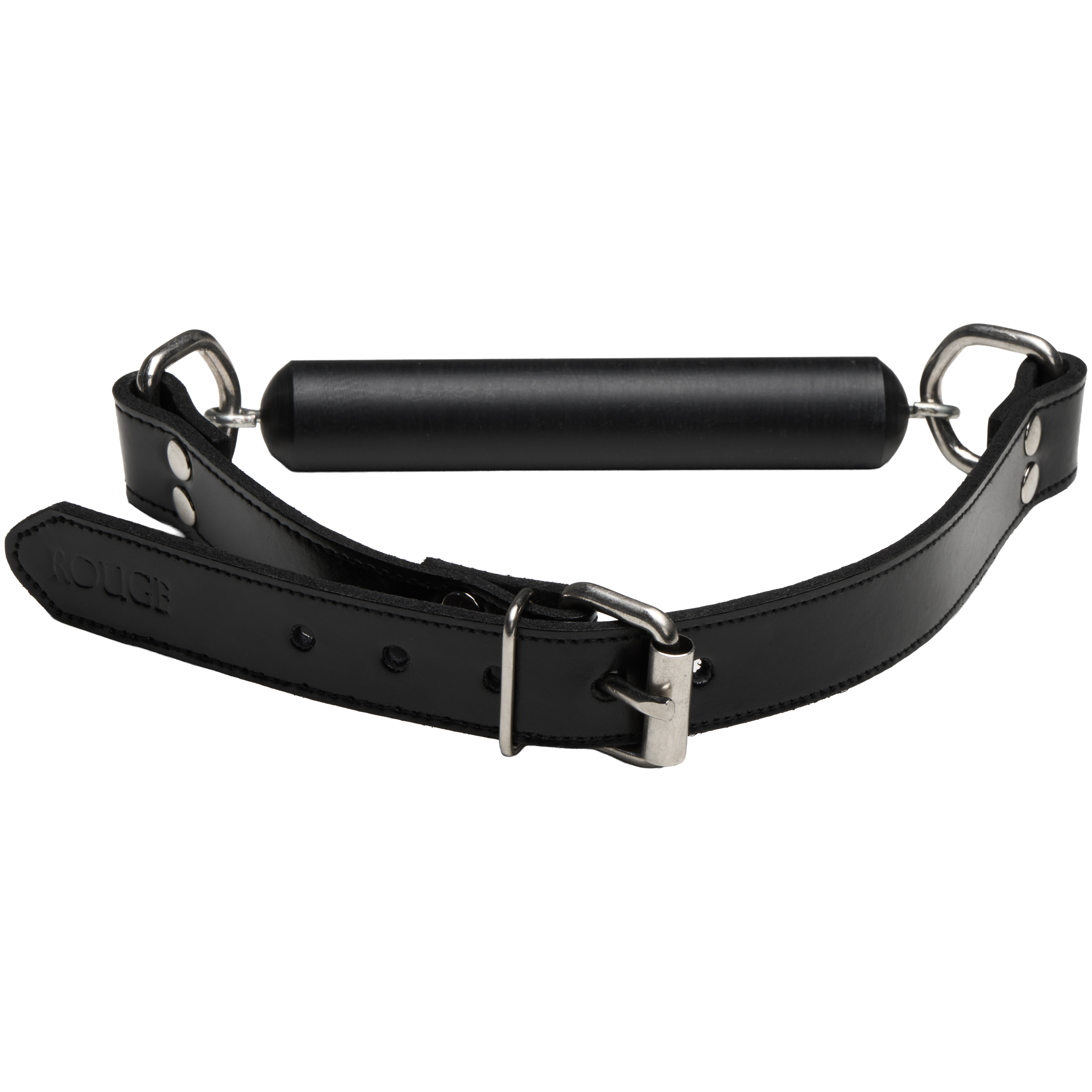 Rouge Bâillon en cuir avec morsure buccale var 2