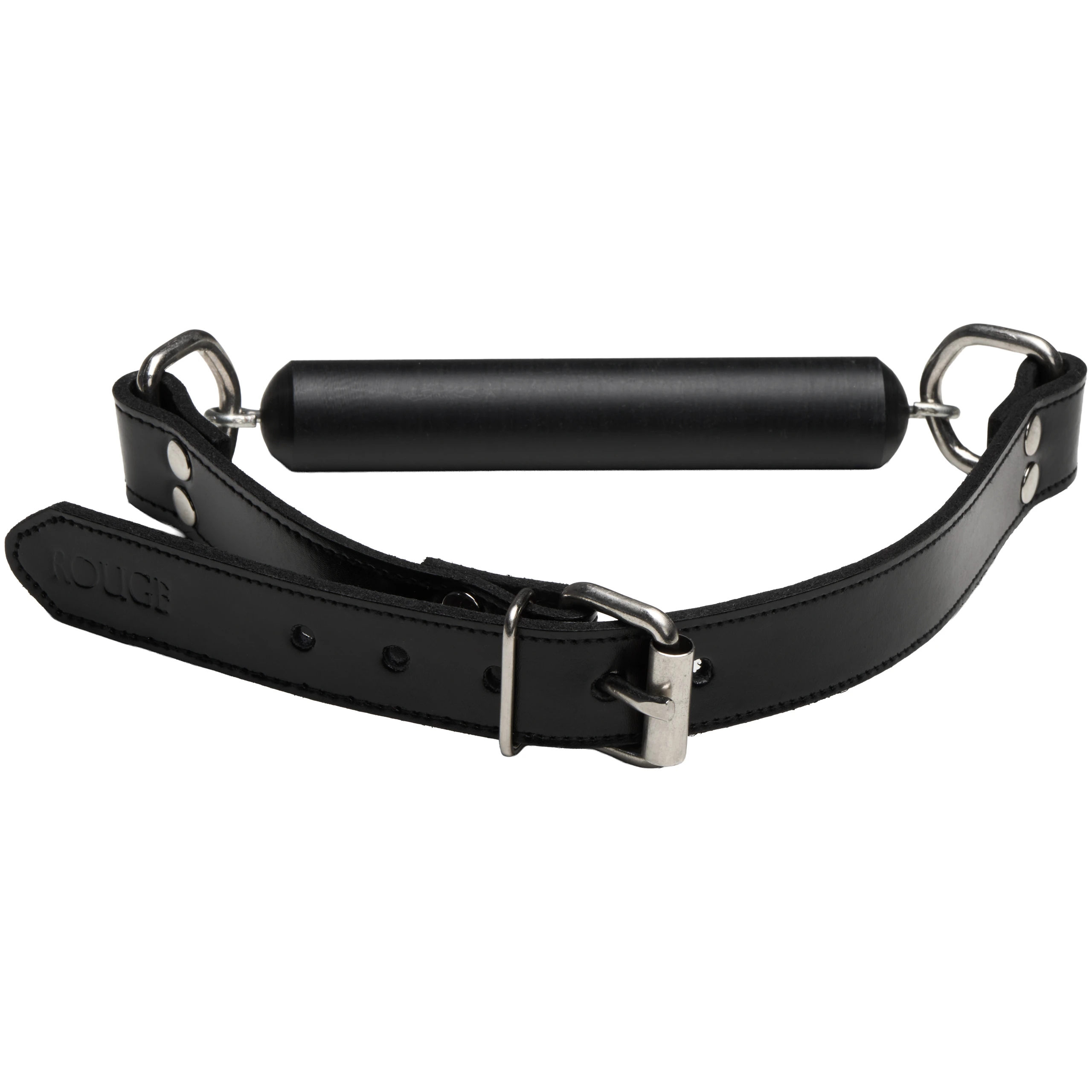 Rouge Bâillon en cuir avec morsure buccale var 2