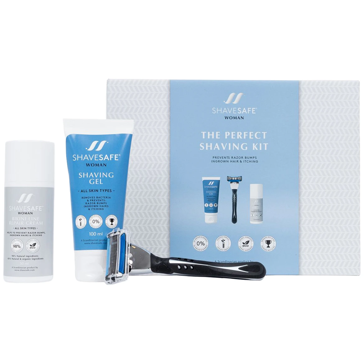 ShaveSafe The Perfect Shaving Kit til Kvinder var 1
