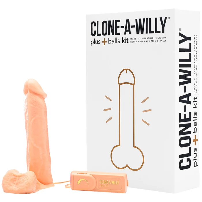 Clone-A-Willy Plus Balls DIY Homemade Dildo Clone Kit Light Tone var 1