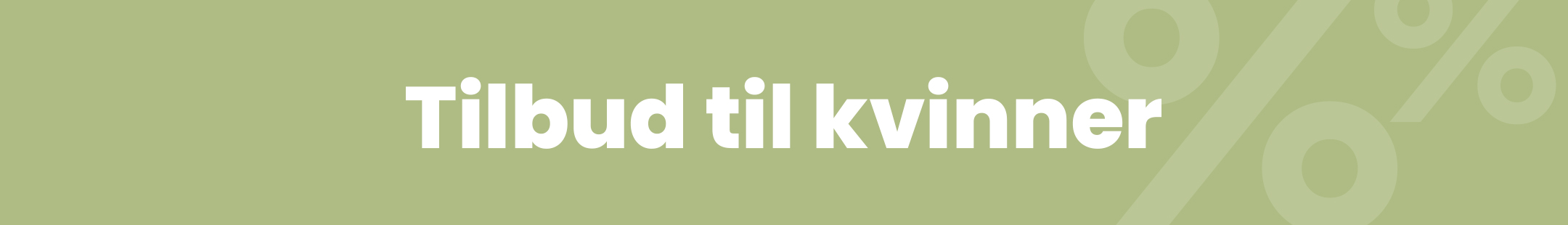 Tilbud til kvinner mobile