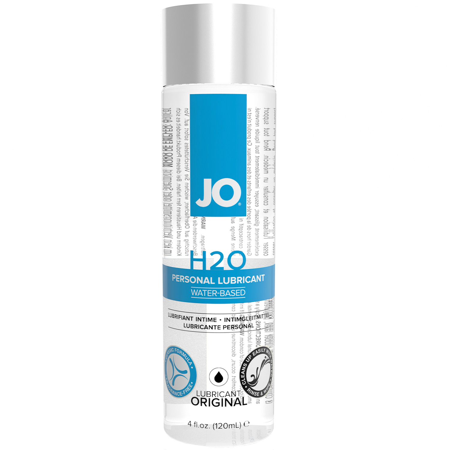 System JO H2O Original Glidecreme 120 ml     - Klar