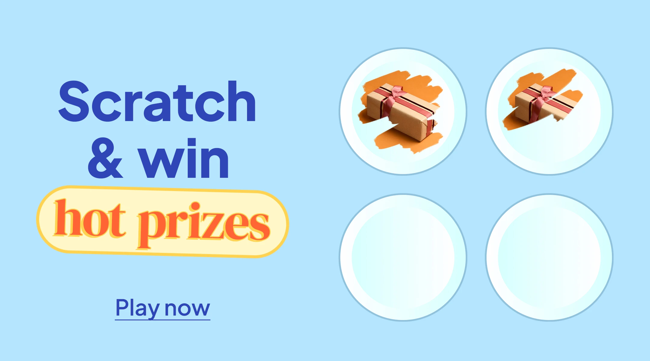 Scratch & win hot prizes mobile