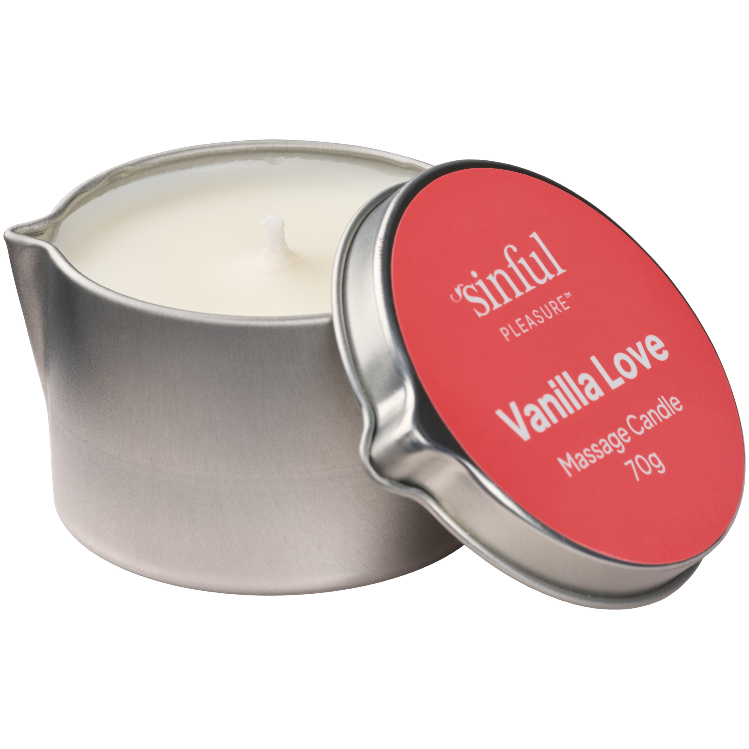 Sinful Pleasure Vanilla Love Massage Candle 70 g var 1