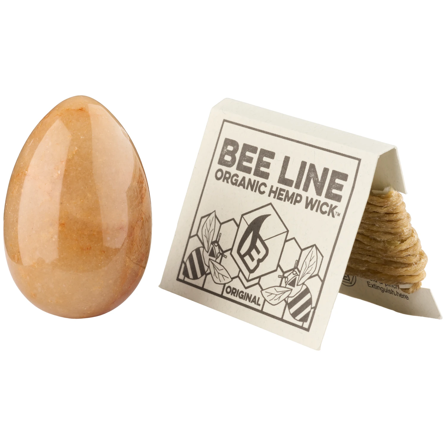 Chakrubs Yoni Egg Orange Aventurine var 1