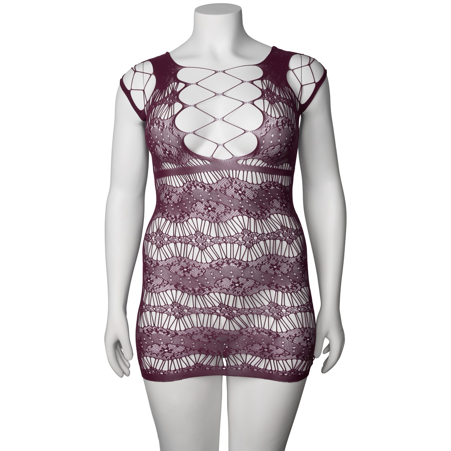 NORTIE Lilya Mini Burgunder Kjole var 5