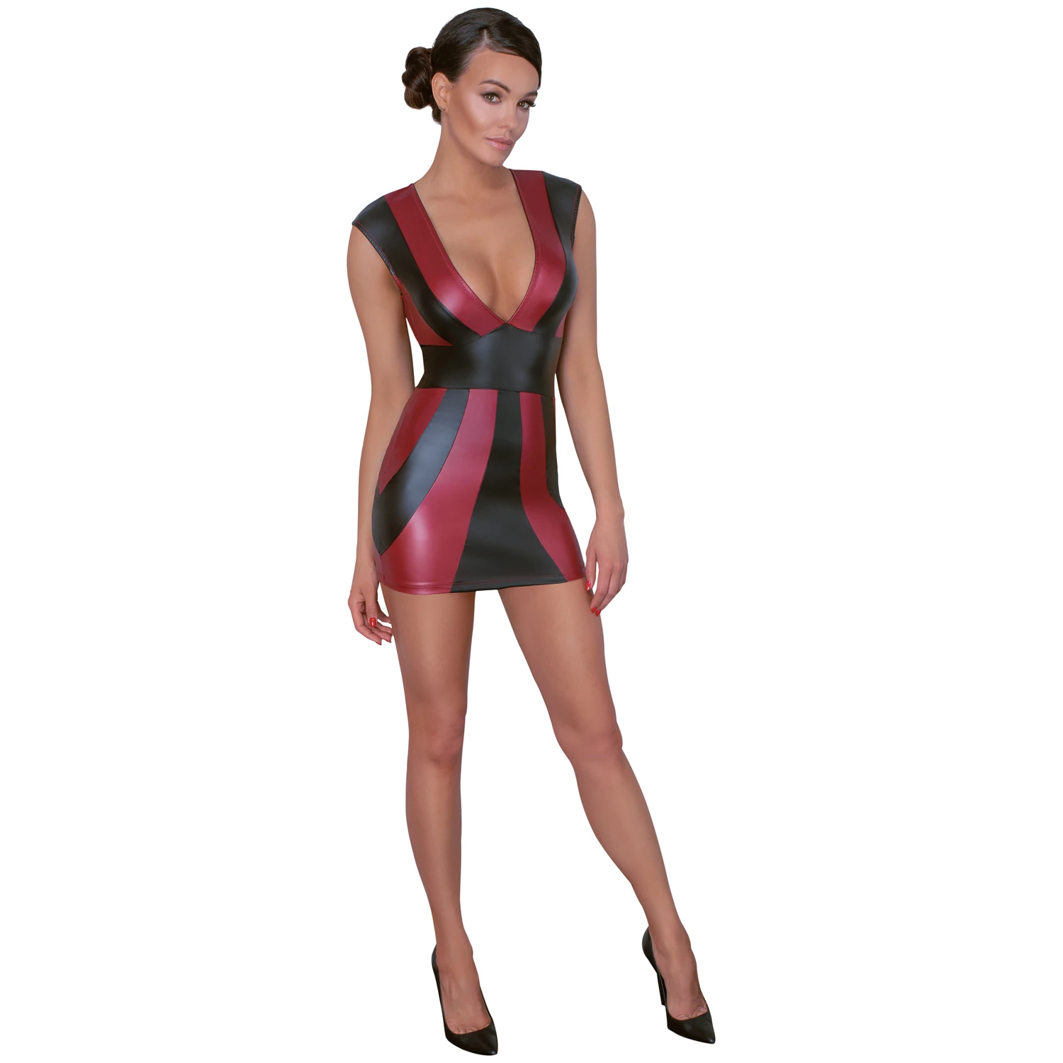 Cottelli Party Robe Noire et Rouge var 2