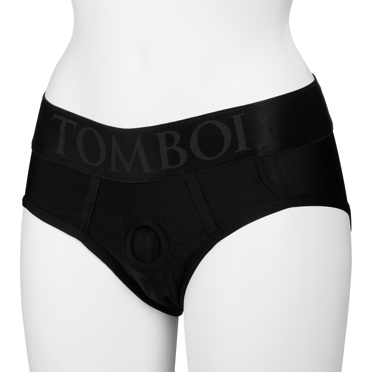 SpareParts HardWear Tomboi Brief Harness til Kvinder - Black - XL