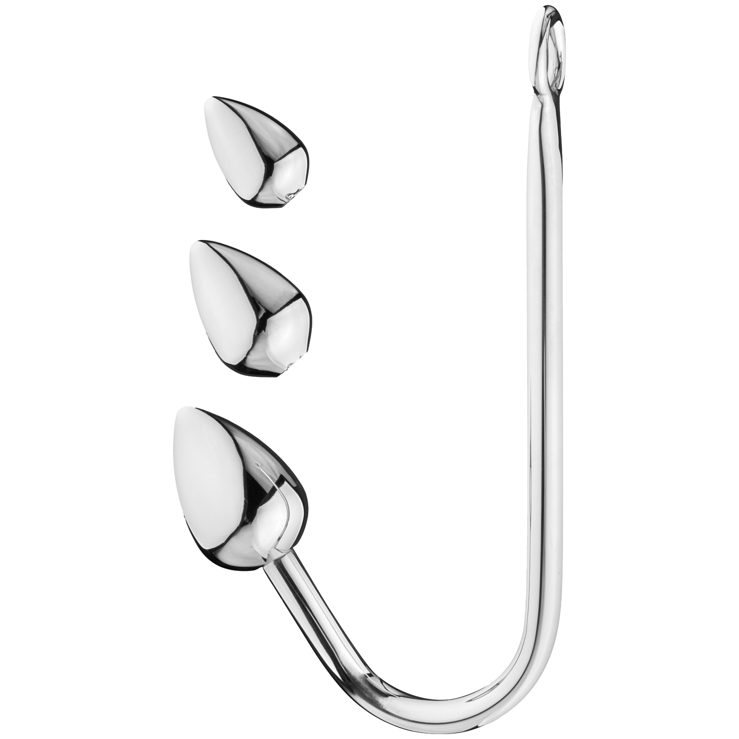Master Series Anal Hook Treningssett       - Sølv