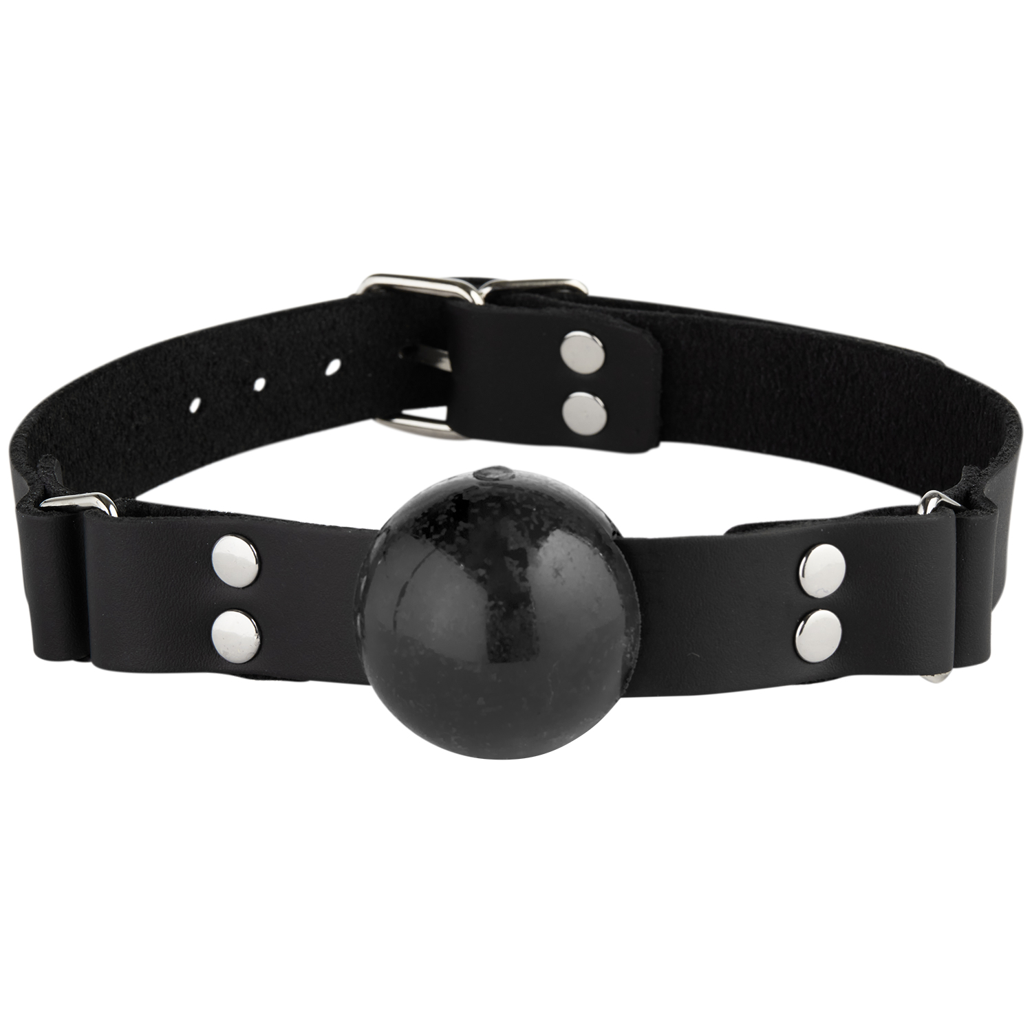 Spartacus Handgefertigter Leder-Ballknebel 1