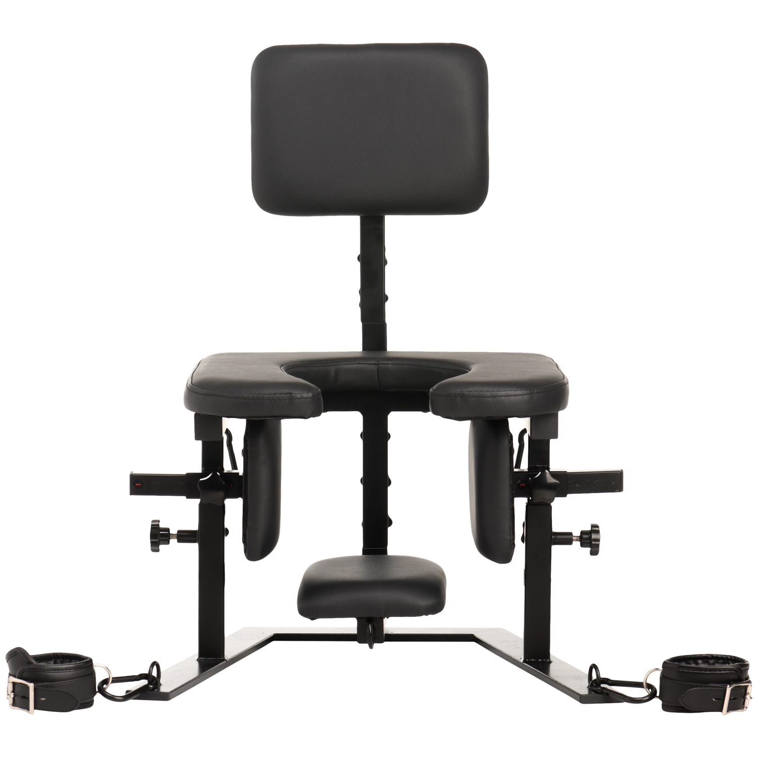 Master Series Pleasure Throne Oralsex Stol      - Sort