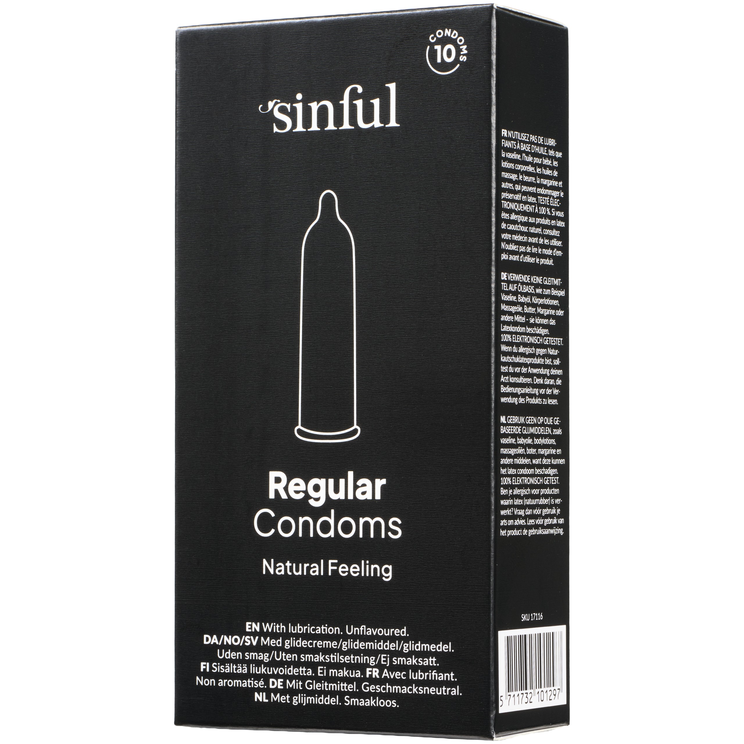 Sinful Regular Condooms 10 Stuks var 1