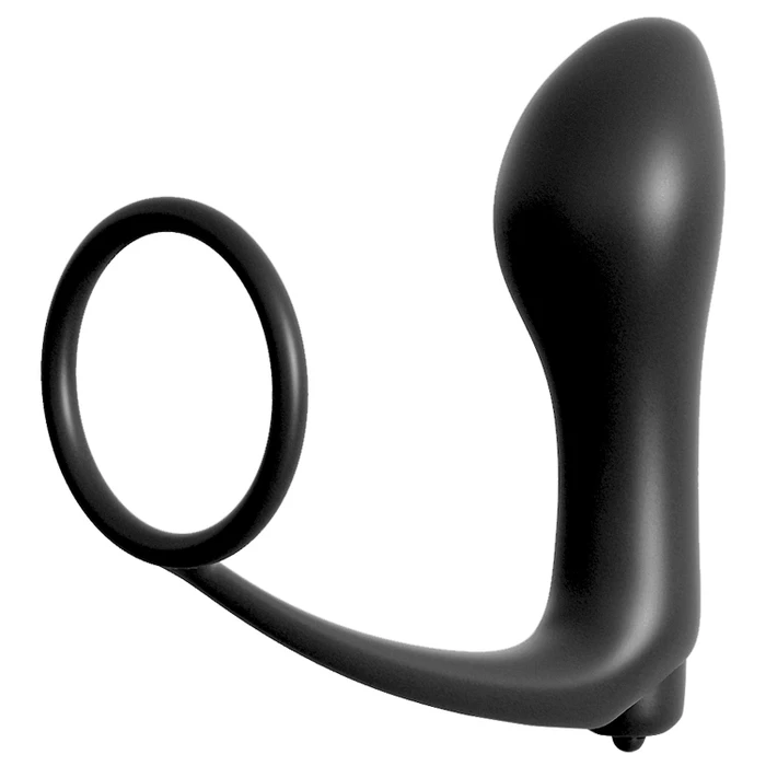 Anal Fantasy Ass-Gasm Cock Ring with Vibrating Butt Plug var 1