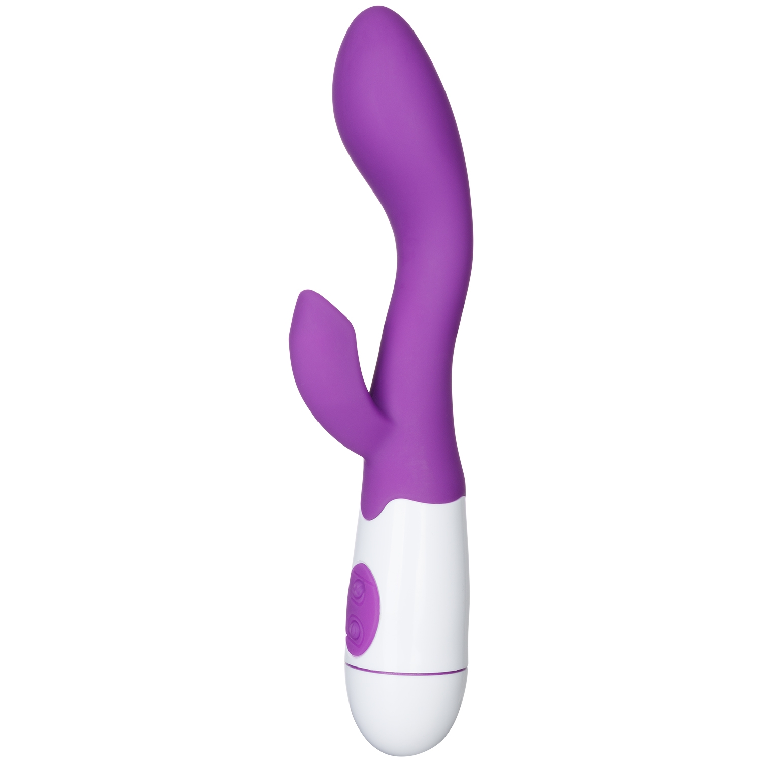 baseks Curvy Begynder Rabbit Vibrator - Purple thumbnail