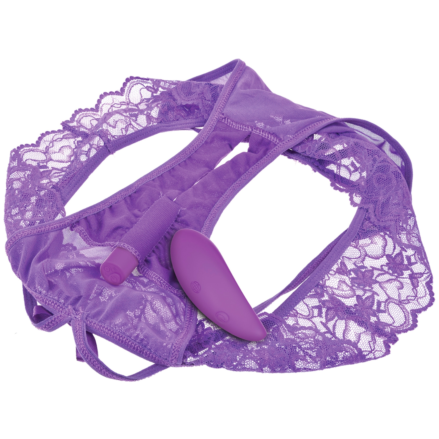 Fantasy for Her Panty-Vibrator mit Offenem Schritt mit Fernbedienung 1