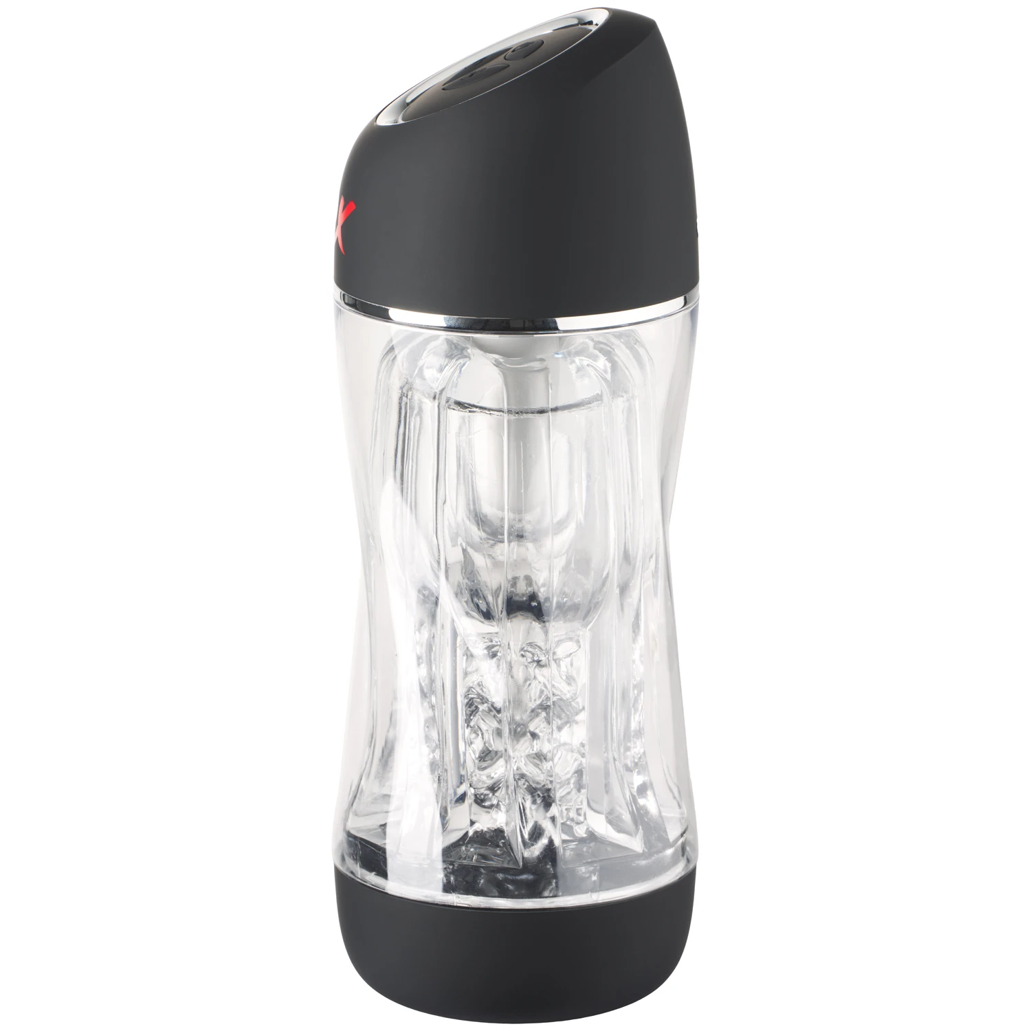 PDX Viewtube Pro Masturbateur Vibrant Transparent 1