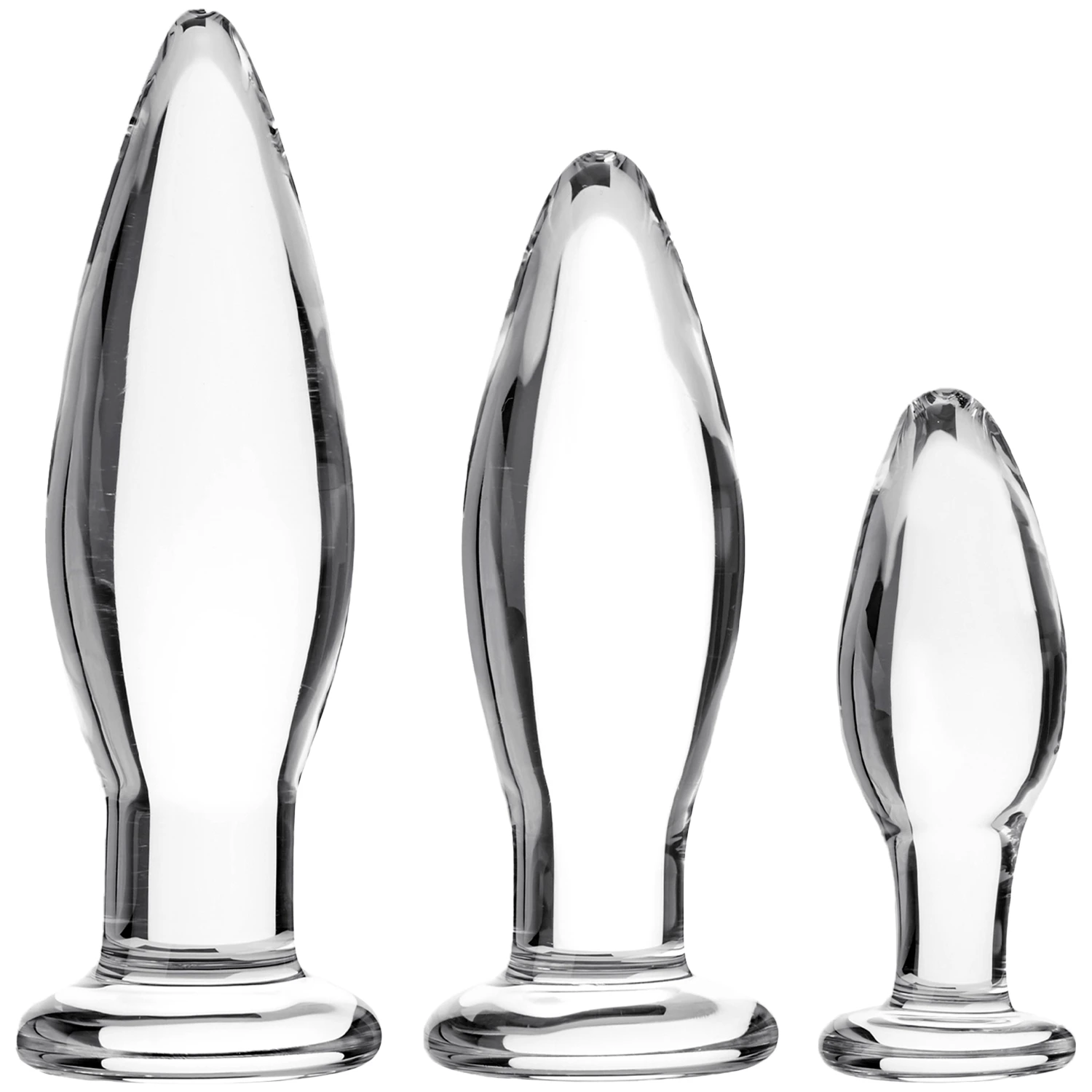 Sinful BumBum Glas Butt Plug Sæt var 1