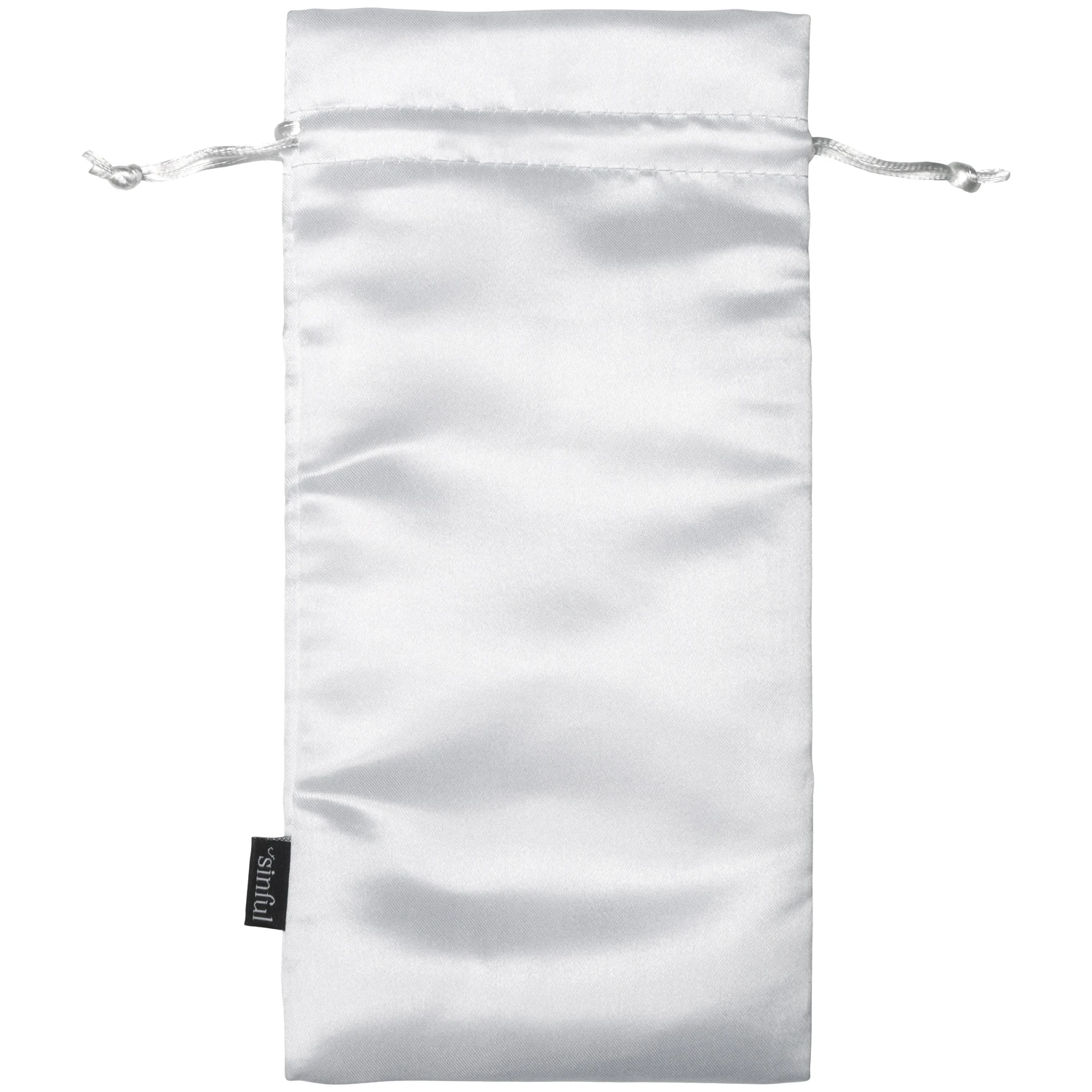 Sinful Hvid Satin Opbevaringspose Medium 1
