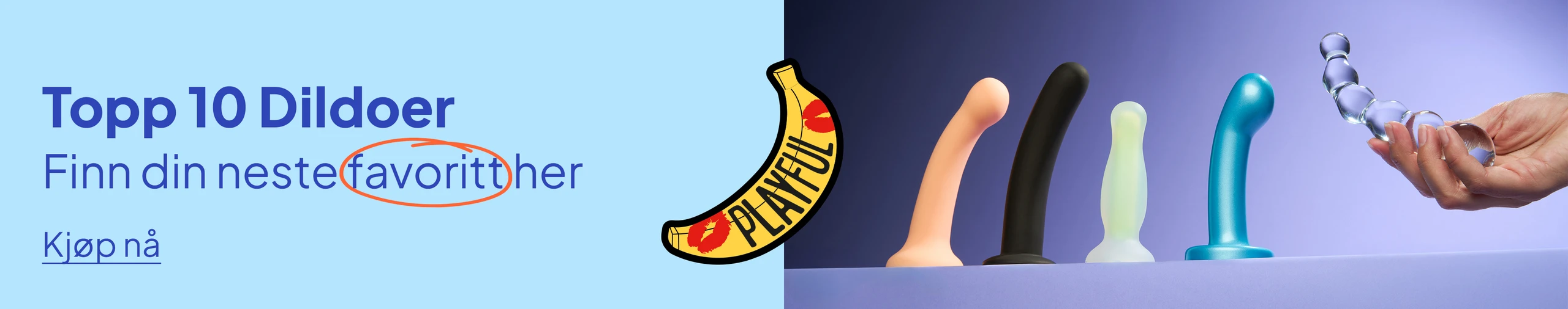 Topp 10 Dildoer - Kjøp nå