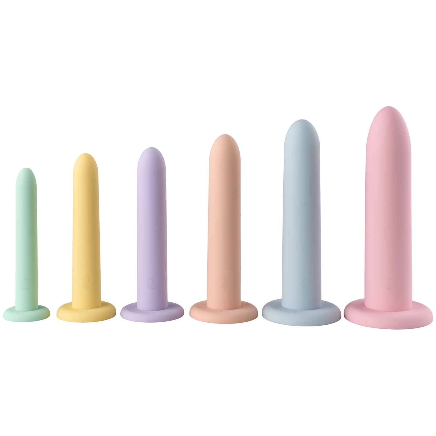 You2Toys Six In a Row Dildo Træningssæt - Grøn