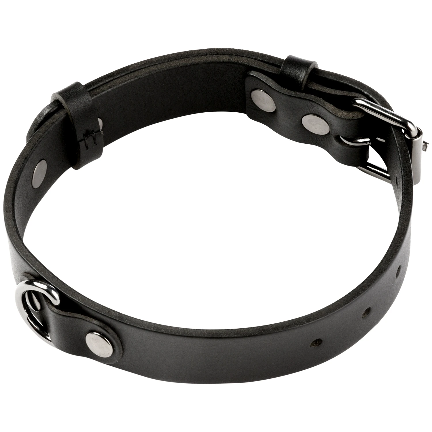 Obaie Klassisches Halsband aus echtem Leder 1