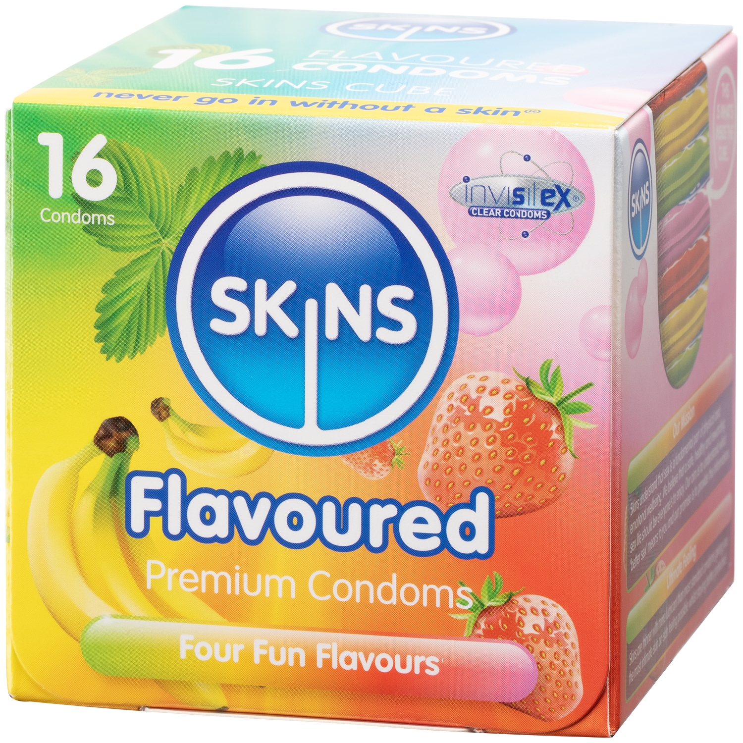 Skins Skins Flavoured Condoms 16 pcs - Klar