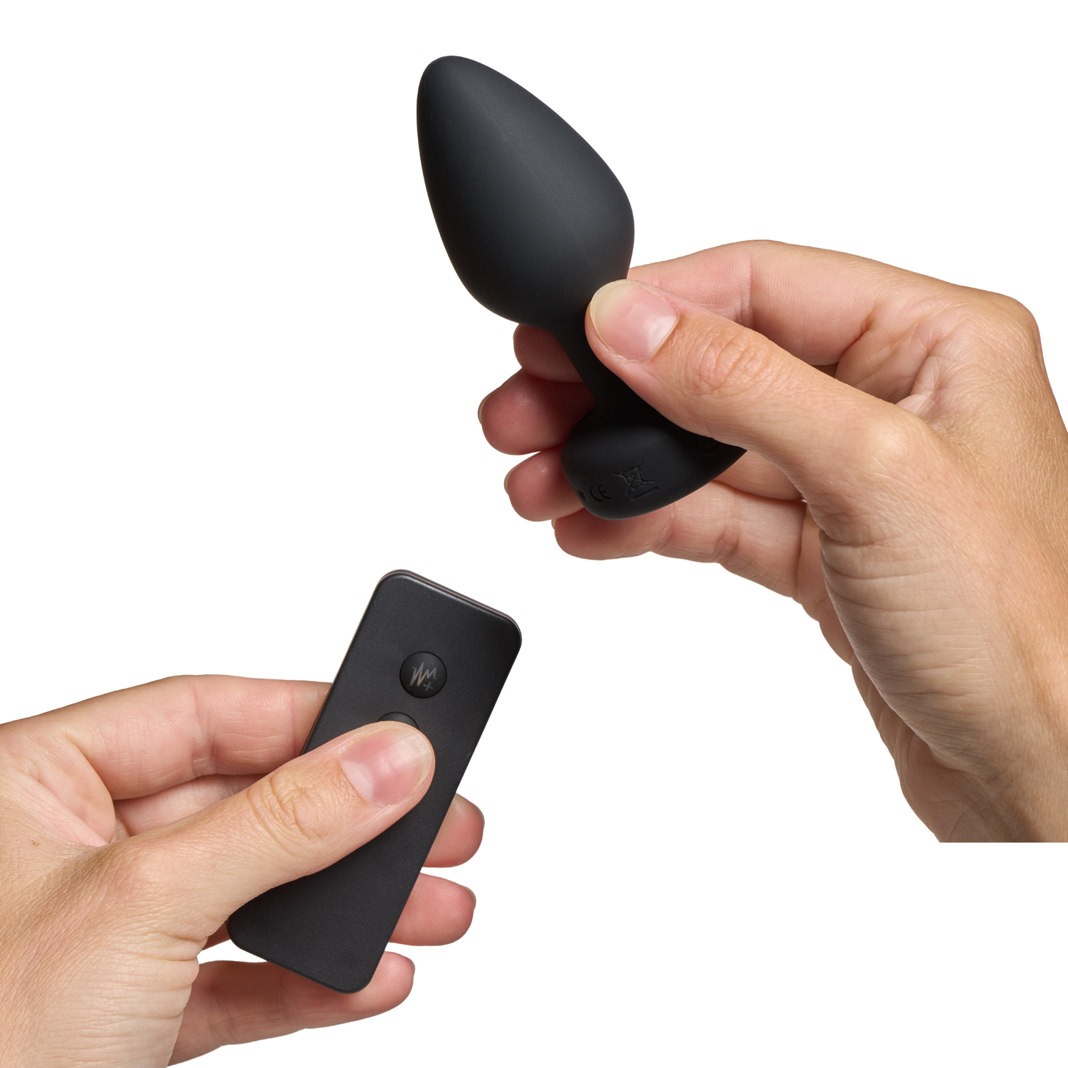 Sinful Medium Vibrating Jewel Butt Plug 3.4 Inch 1