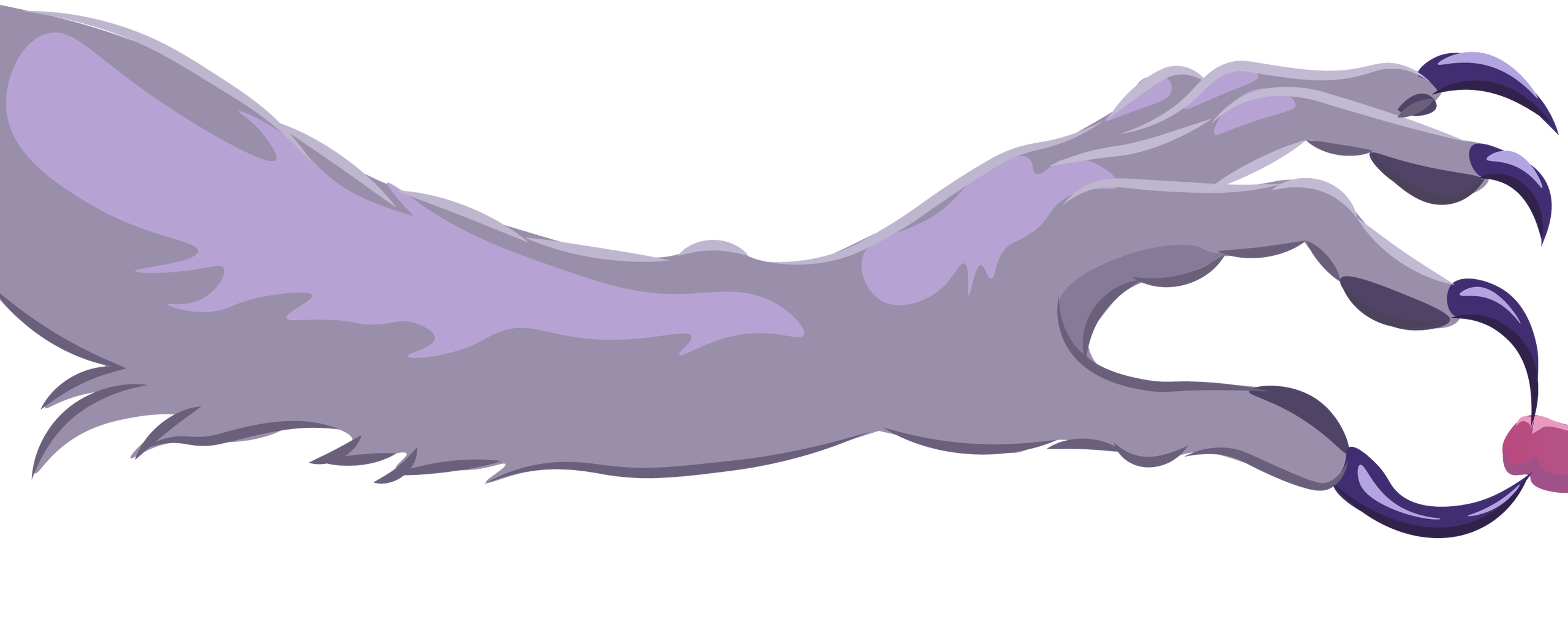 illustration d'un bras de loup-garou