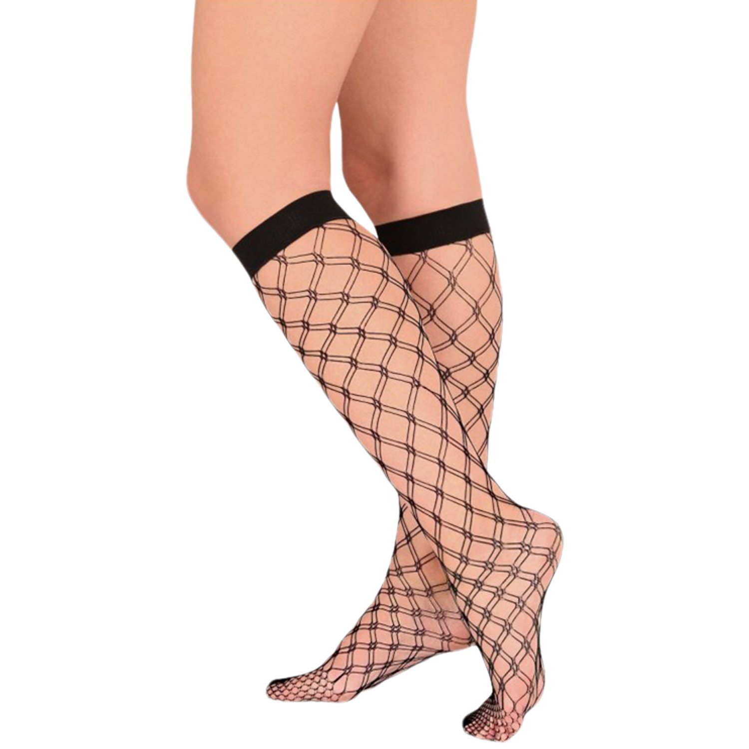 Passion Cadania Fiskenet Sokker Sort One Size - Black - One size