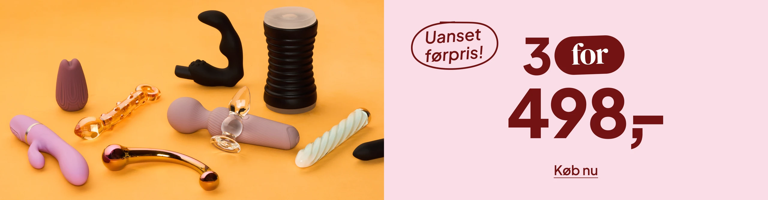3 for 498,- Uanset førpris! desktop