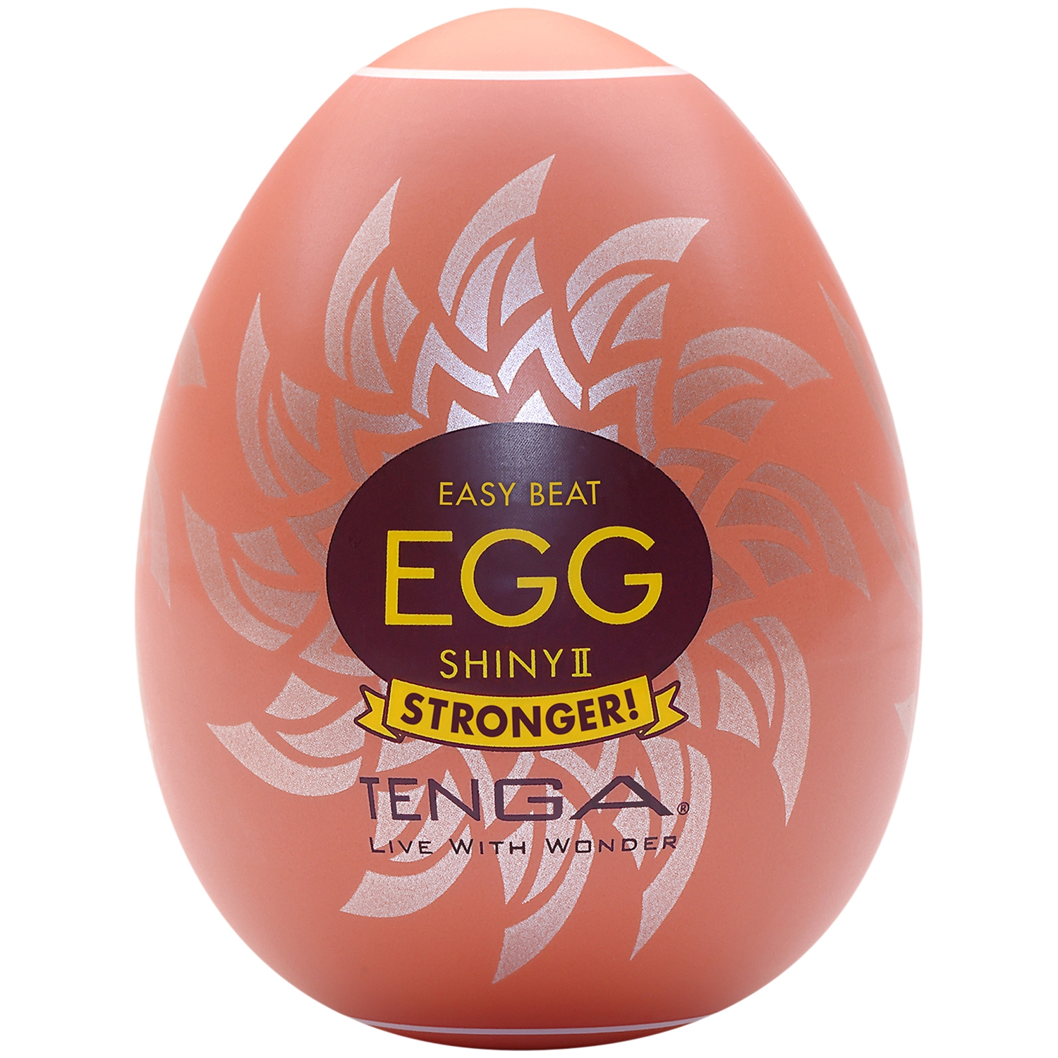 TENGA Egg Shiny II Onani Sleeve - Hvid thumbnail
