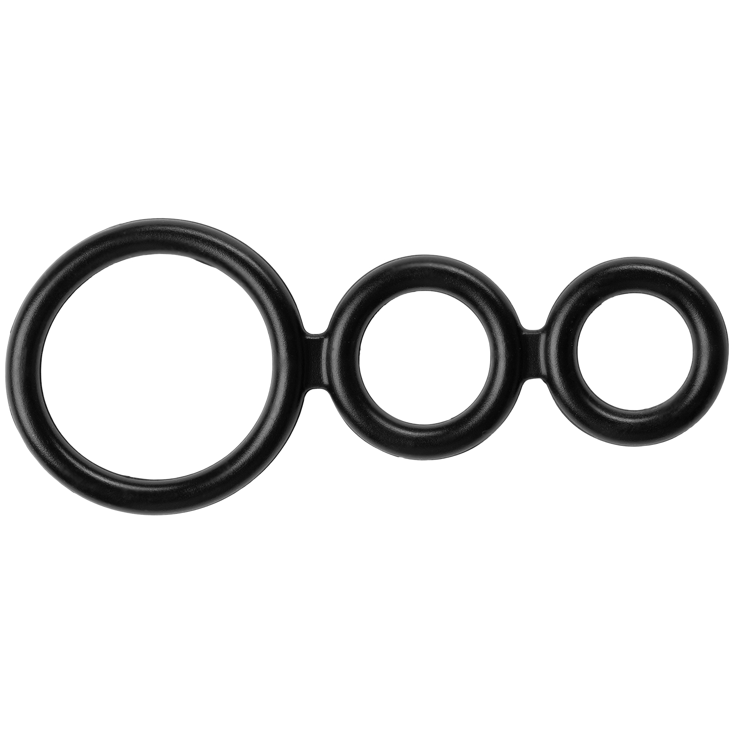 Triple Cock Ring in Silicone 1