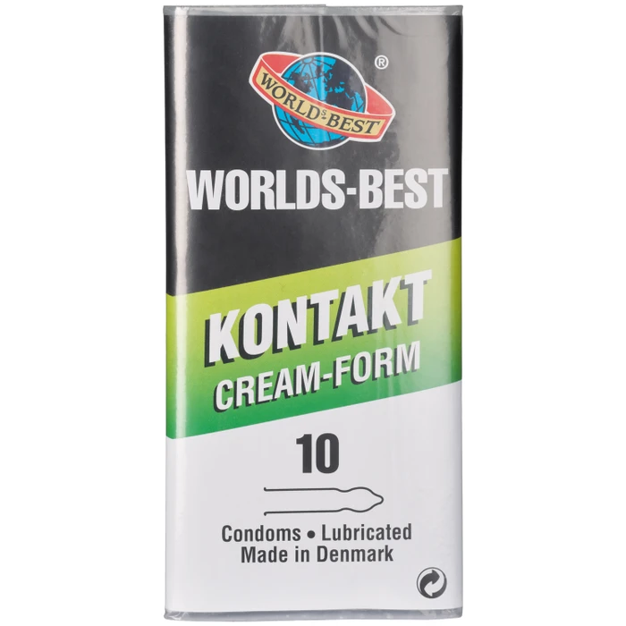Worlds-Best Kontakt Cream-Form kondomit 10 kpl var 1