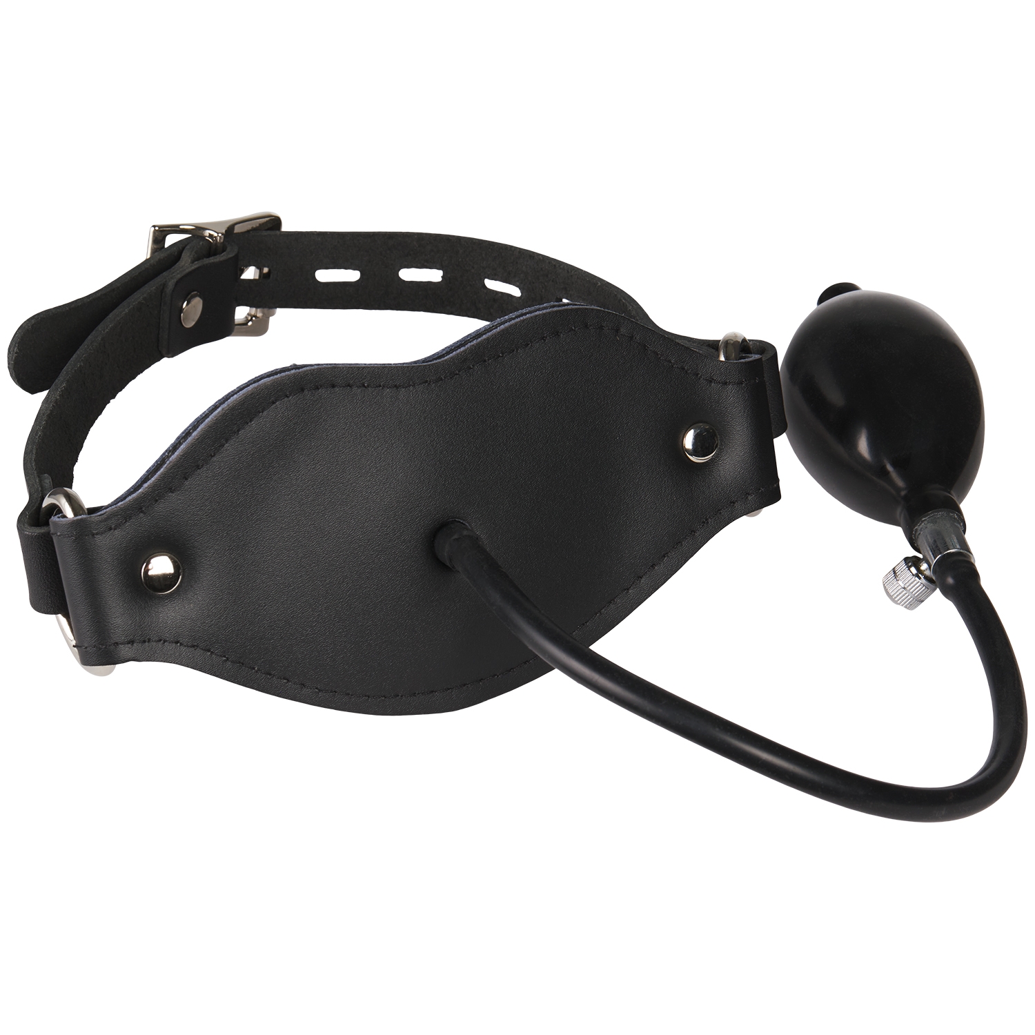 Master Series Silencer Uppblåsbar Silikon Penis Gag 1