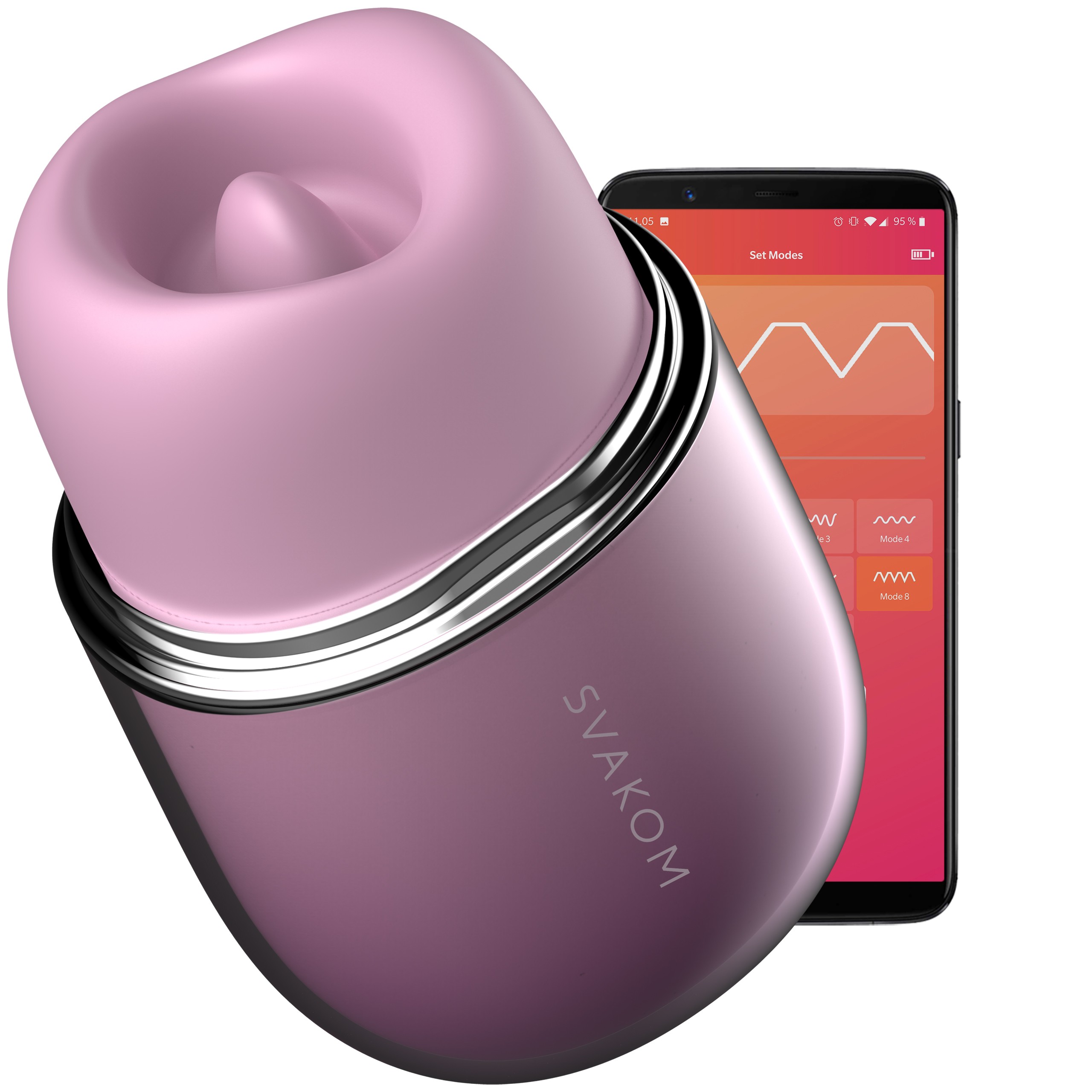 Svakom Klitty Slick- och sugvibrator var 1