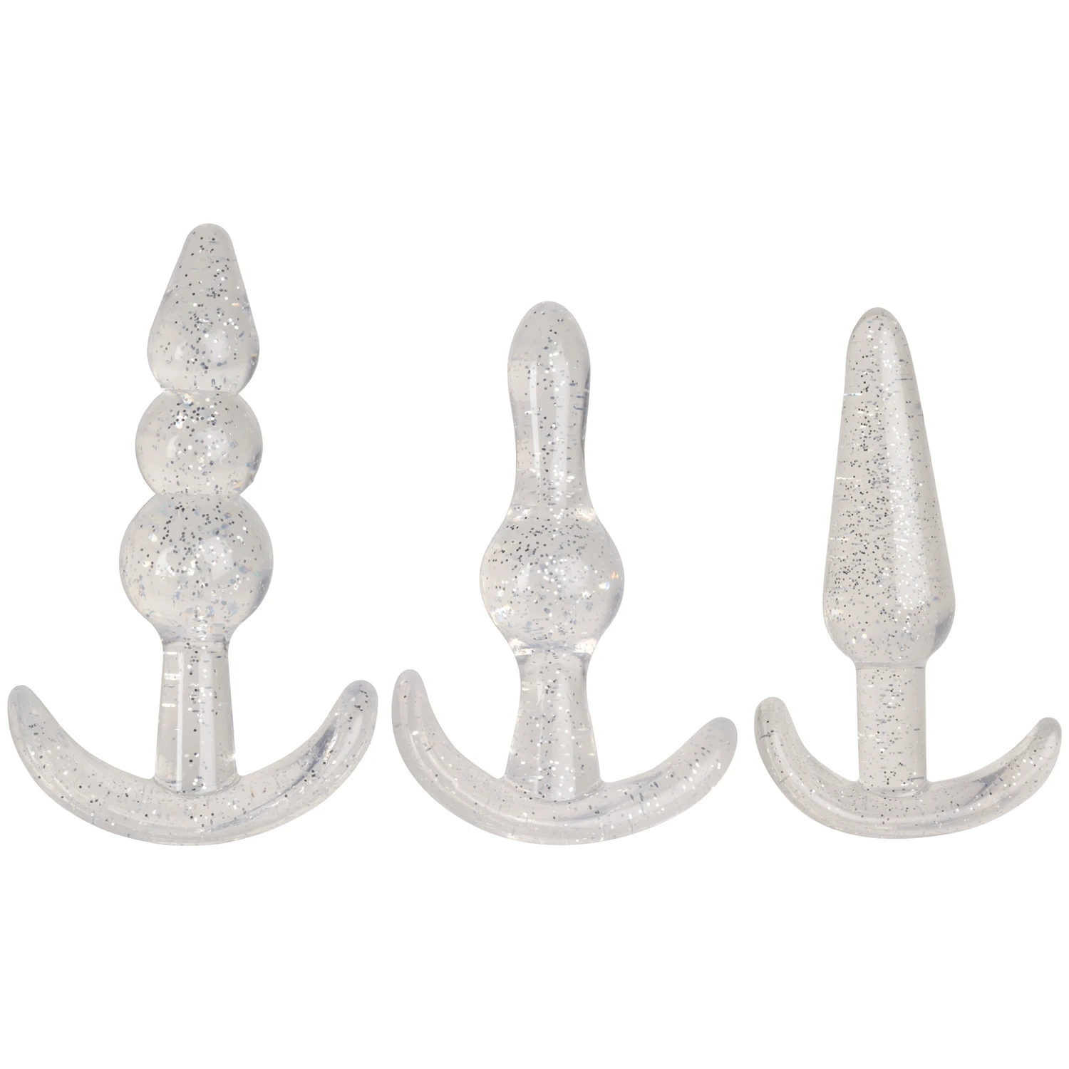 Baseks Glitter Booty Begynder Butt Plug Sæt var 1