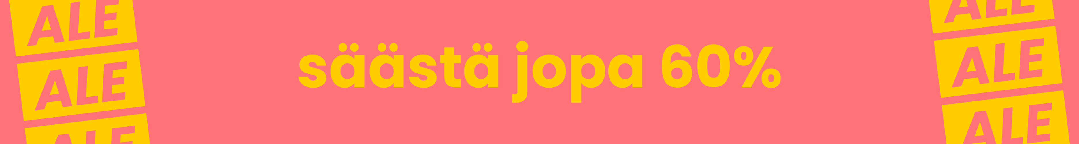 Ale- Säästä jopa 60% desktop
