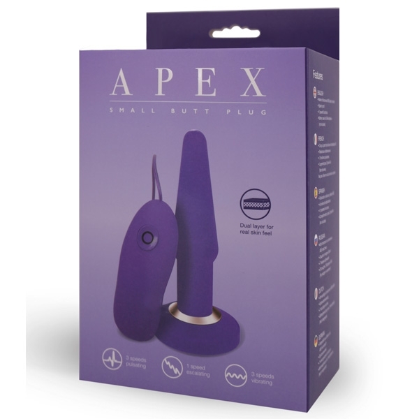 Sevencreations Apex Fjernstyrt Buttplugg Small 1