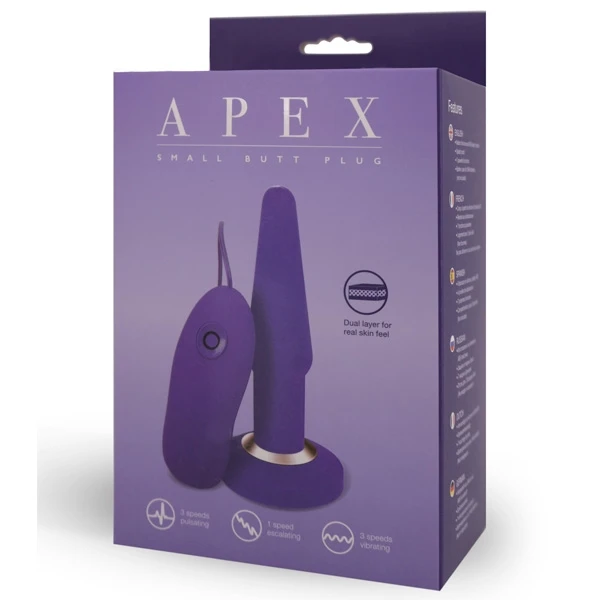 Sevencreations Apex Fjernstyrt Buttplugg Small 1