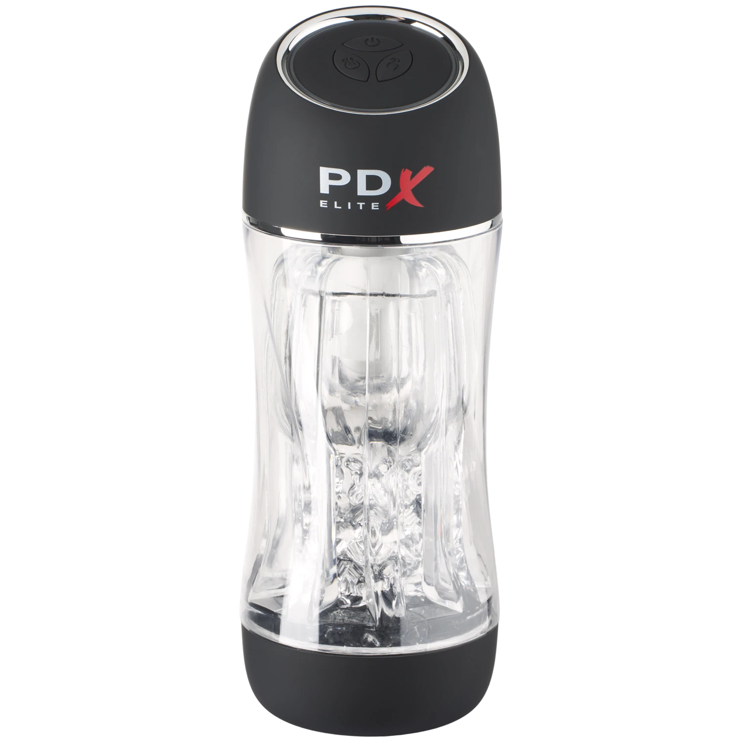 PDX Viewtube Pro Masturbateur Vibrant Transparent var 1