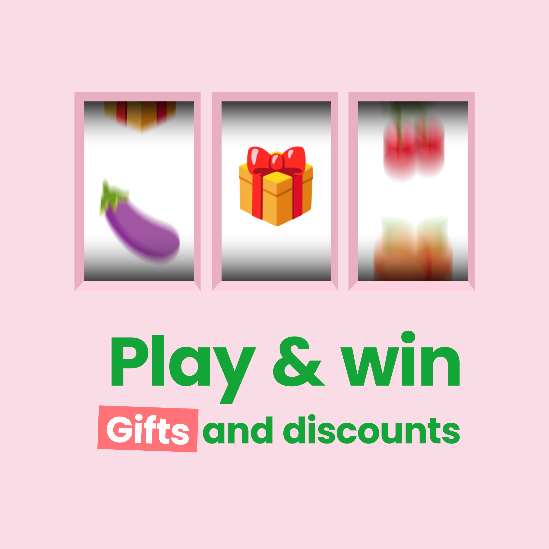 Play & Win gifts and discounts mobile